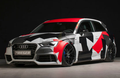 Rieger 00056784 Audi 8V A3 Side Skirt 6 | ML Performance EU Car Parts