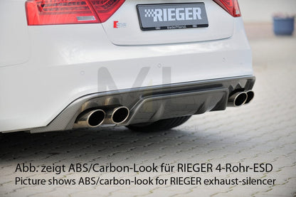 Rieger 00055473 Audi B8 B81 S5 Rear Diffuser 1 | ML Performance EU Car Parts