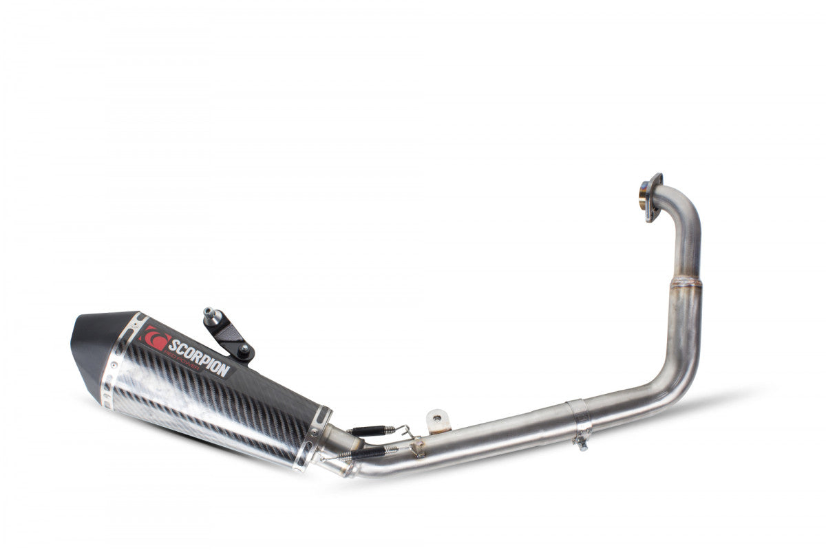 Scorpion RYA95SYSCEO Yamaha YZF-R125 Serket Taper Full System - Carbon Fibre Sleeve | ML Performance EU EU