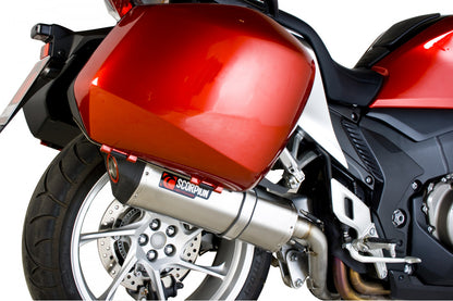 Scorpion RHA105SEO Honda VFR1200 Serket Parallel Slip-On - Brushed Stainless Steel Sleeve | ML Performance EU EU