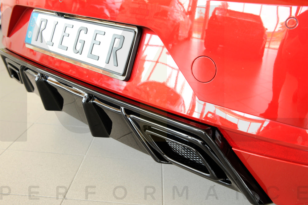 Rieger 00088166 SEAT KJ Rear Diffuser (Ibiza FR & Ibiza) 4 | ML Performance EU Car Parts
