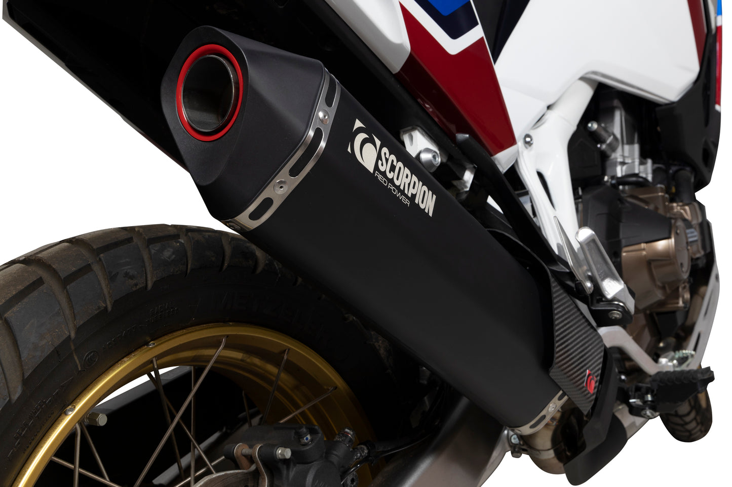 Scorpion RHA194BCER Honda CRF1100L Africa Twin Serket Slip-On - Black Ceramic Coated Sleeve | ML Performance EU EU