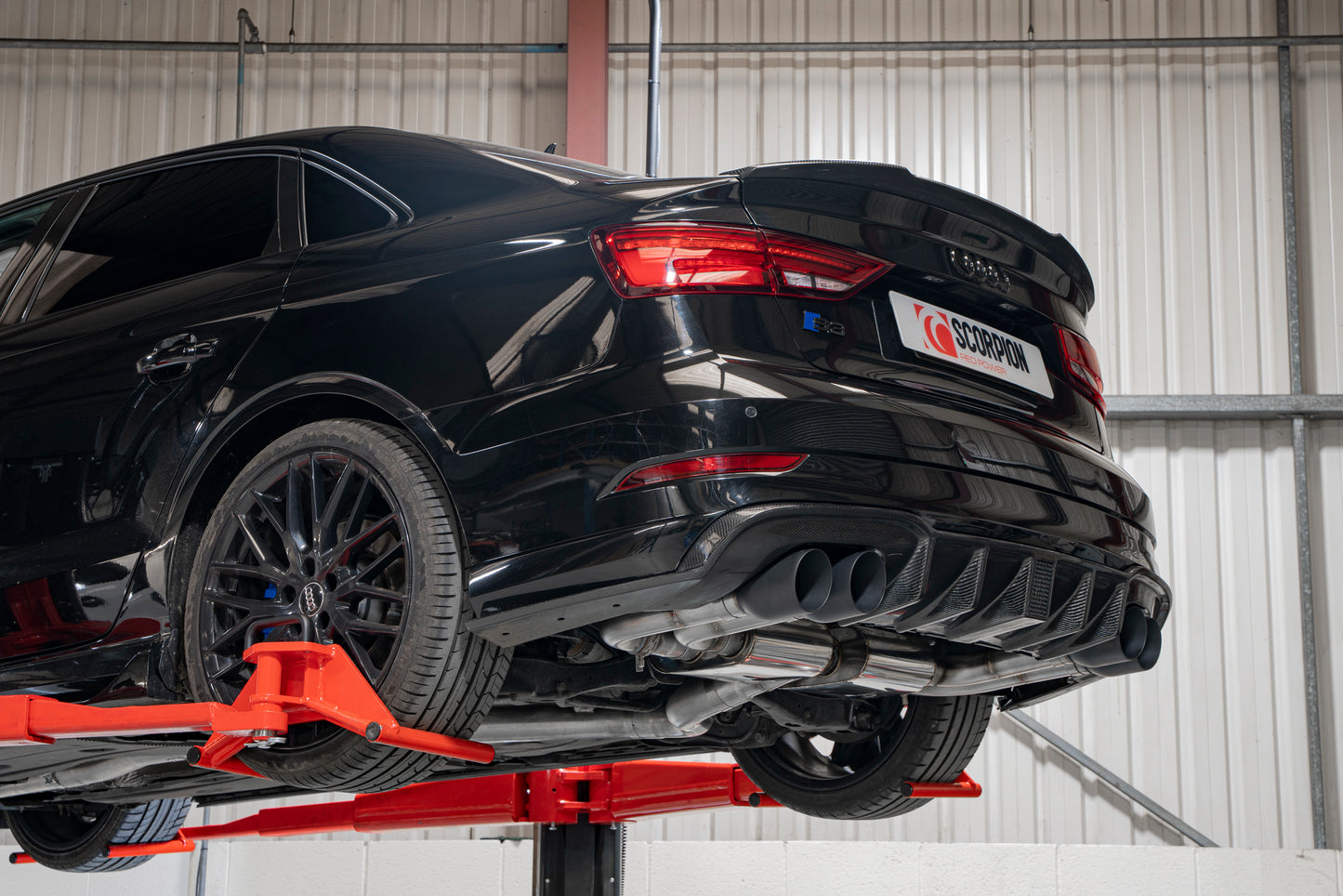 Scorpion SAUS096C Audi S3 8V Non-Resonated Cat/Gpf-Back System With Valves | ML Performance EU EU