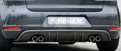 Rieger 00099139 VW Mk6 Golf GTD Rear Diffuser 1 | ML Performance EU Car Parts