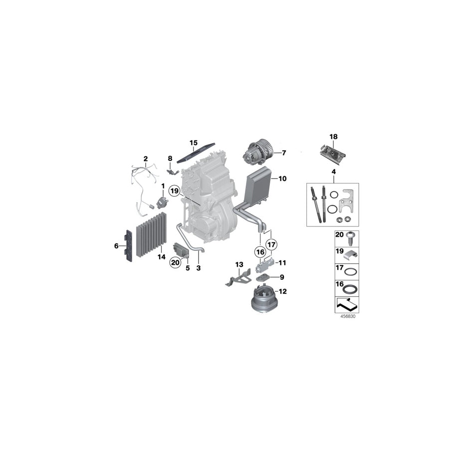 Genuine BMW 64119159714 F03 G12 F02 Covering Microfilter (Inc. 725Ld, 750LiX 4.0 & 750iX) | ML Performance EU