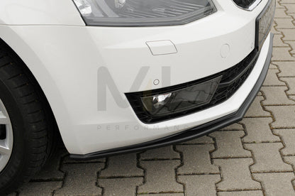 Rieger 00079017 Skoda 5E Octavia Front Splitter 6 | ML Performance EU Car Parts