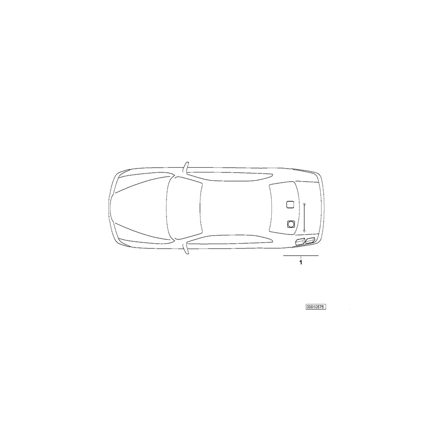 Genuine BMW 65128384680 E39 Base Support System (Inc. 525tds, 540iP & 530d) | ML Performance EU Car Parts