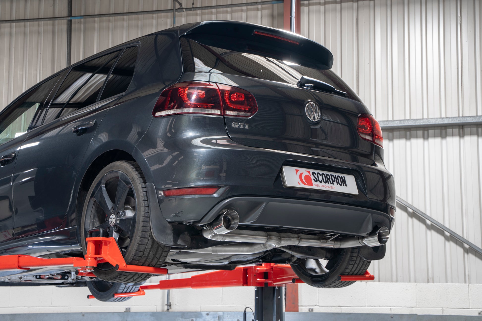 Scorpion SVW071 VW Resonated Predator Cat-Back System  (Golf Mk6 Gti 2.0 Tsi & Edition 35) | ML Performance EU EU