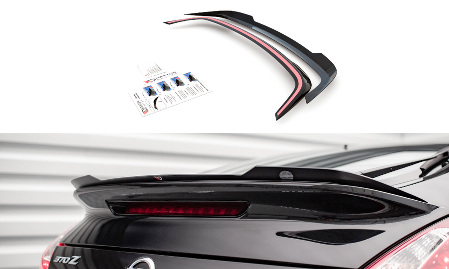 Maxton Design NI-370Z-NISMO-CAP1T Spoiler Cap Nissan 370Z Nismo Facelift | ML Performance UK Car Parts