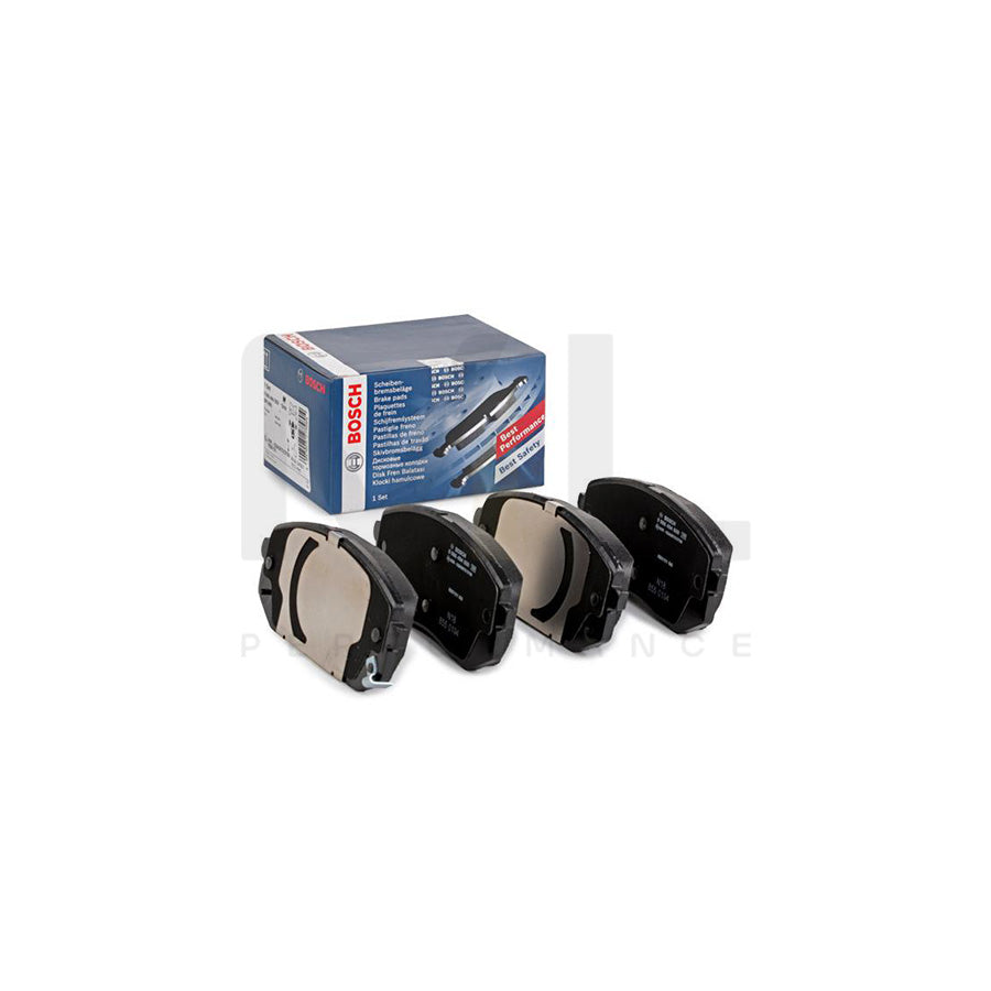 Bosch 0986494559 Brake Pad Set With Acoustic Wear Warning, With Anti-Squeak Plate BP1480 | ML Performance Car Parts
