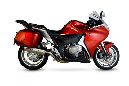 Scorpion RHA105SEO Honda VFR1200 Serket Parallel Slip-On - Brushed Stainless Steel Sleeve | ML Performance EU EU