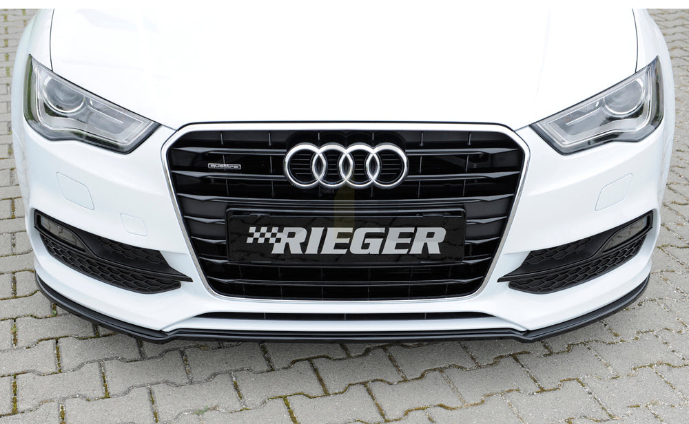 Rieger 00088116 Audi 8V Front Splitter (A3 & S3) 8 | ML Performance EU Car Parts