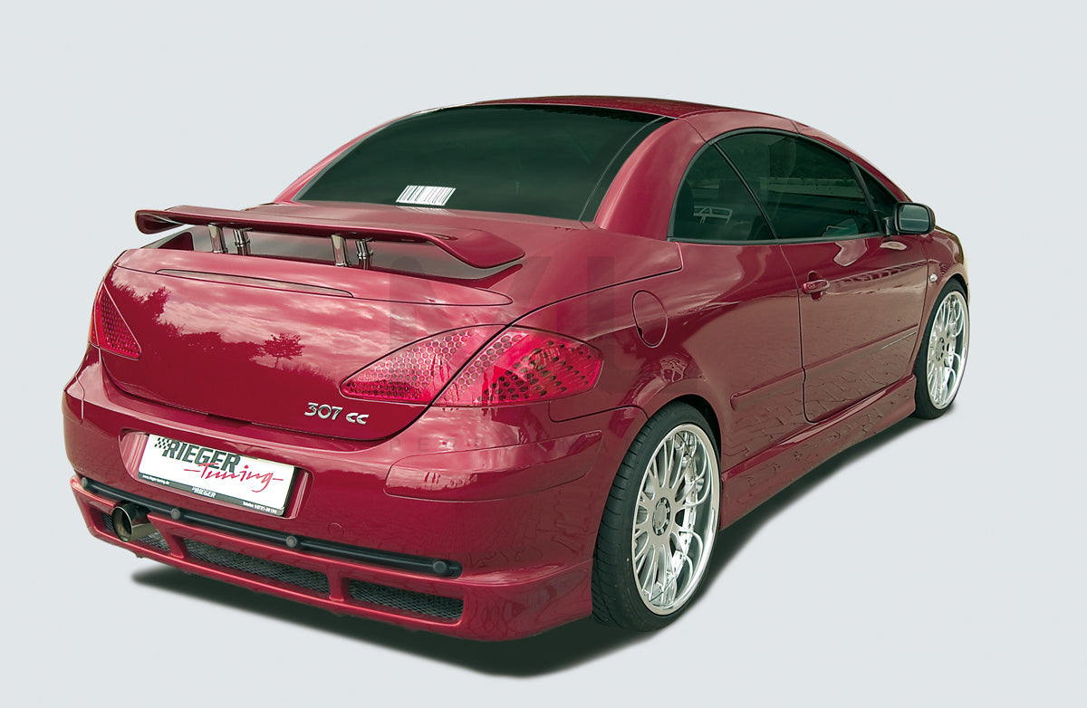 Rieger 00052116 Peugeot 307 Rear Diffuser 2 | ML Performance EU Car Parts