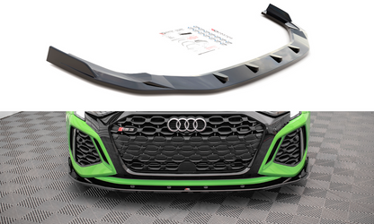 Maxton Design AU-RS3-8Y-S-FD2T Front Splitter V.2 Audi RS3 8Y | ML Performance UK Car Parts