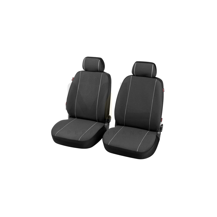WALSER Modulo 13556 Car seat cover Black, Polyester, Front | ML Performance Car Parts