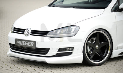 Rieger 00059550 VW Mk7 Golf Front Splitter 1 | ML Performance EU Car Parts