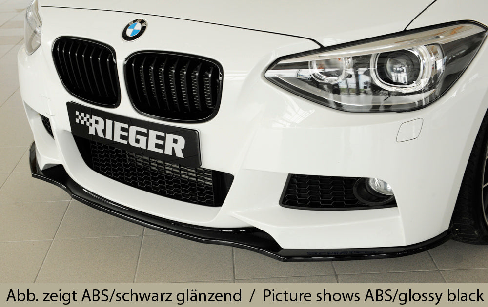 Rieger 00035050 BMW F20 F21 Front Splitter 2 |ML Performance EU Car Parts