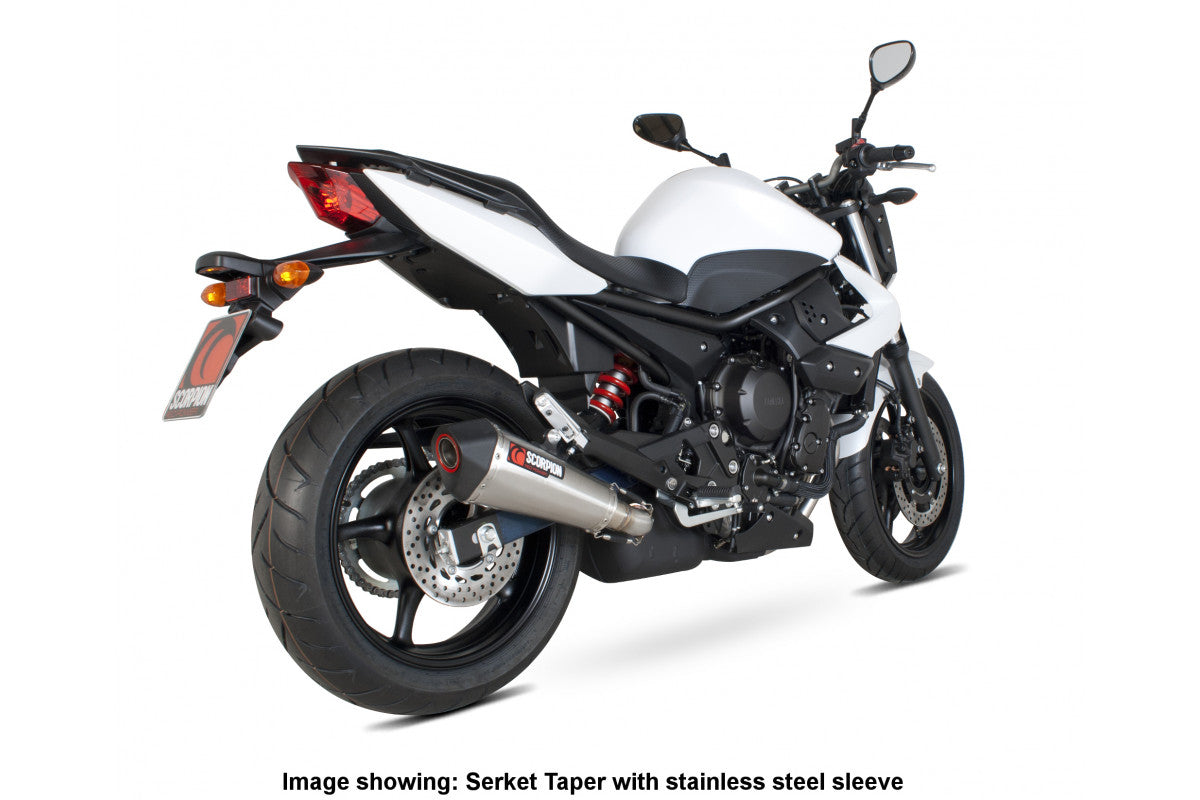 Scorpion RYA86CEO Yamaha XJ6 Serket Taper Slip-On - Carbon Fibre Sleeve | ML Performance EU EU