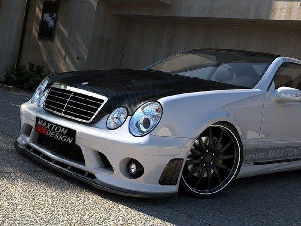Maxton Design ME-CLK-208-AMG204-FD1T Front Splitter Mercedes CLK W208 | ML Performance UK Car Parts