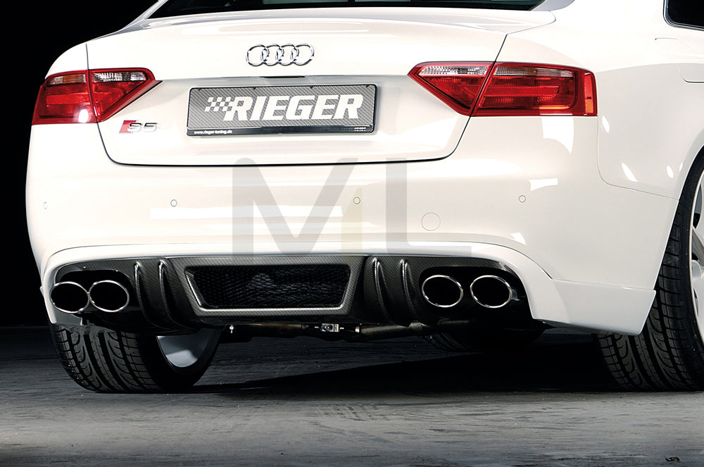 Rieger 00099890 Audi B8 B81 Rear Diffuser (A5 & S5) 1 | ML Performance EU Car Parts