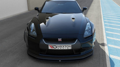 Maxton Design Nissan GT-R R35 (Pre-Facelift) Front Splitter V.2