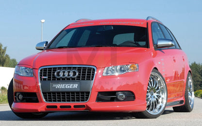 Rieger 00055230 Audi 8E B7 A4 Front Splitter 5 | ML Performance EU Car Parts