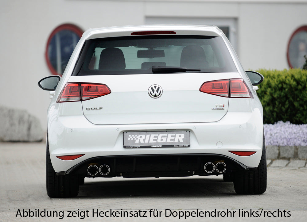 Rieger 00088030 VW Mk7 Golf Rear Diffuser (Inc. GTI, GTI Clubsport) 3 |ML Performance EU Car Parts