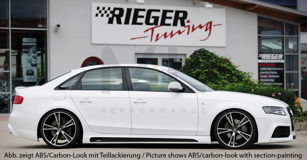 Rieger 00055504 Audi B8 B81 Side Skirt (A4 & S4) 5 | ML Performance EU Car Parts