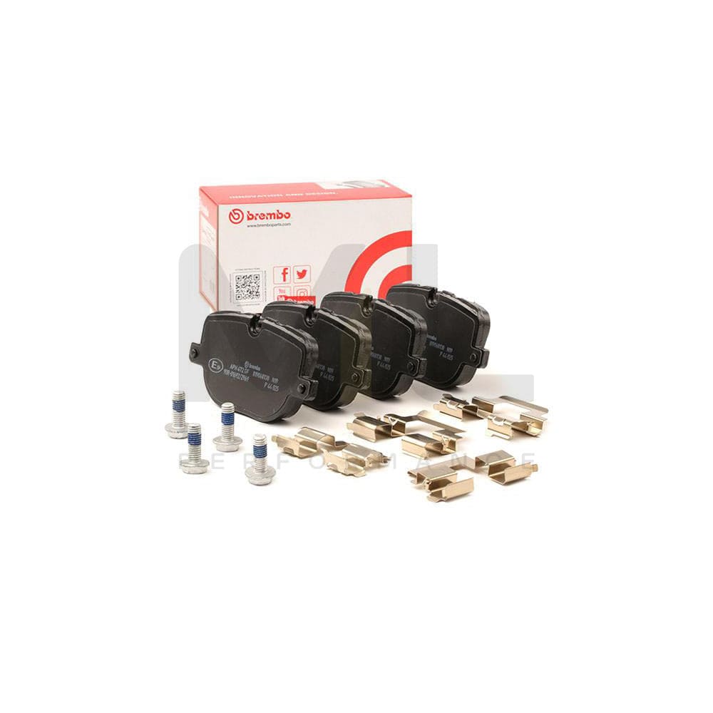 Brembo P 44 025 Brake Pad Set For Land Rover Range Rover Prepared For Wear Indicator, With Brake Caliper Screws | ML Performance Car Parts