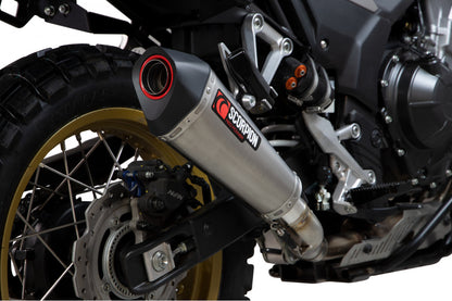 Scorpion RHA189TEO Honda CB500 X Serket Taper Slip-On  - Titanium Sleeve | ML Performance EU EU