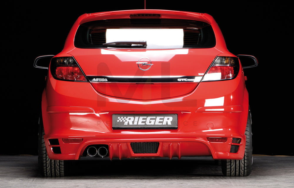 Rieger 00051237 Opel Astra H GTC Rear Diffuser 5 | ML Performance EU Car Parts