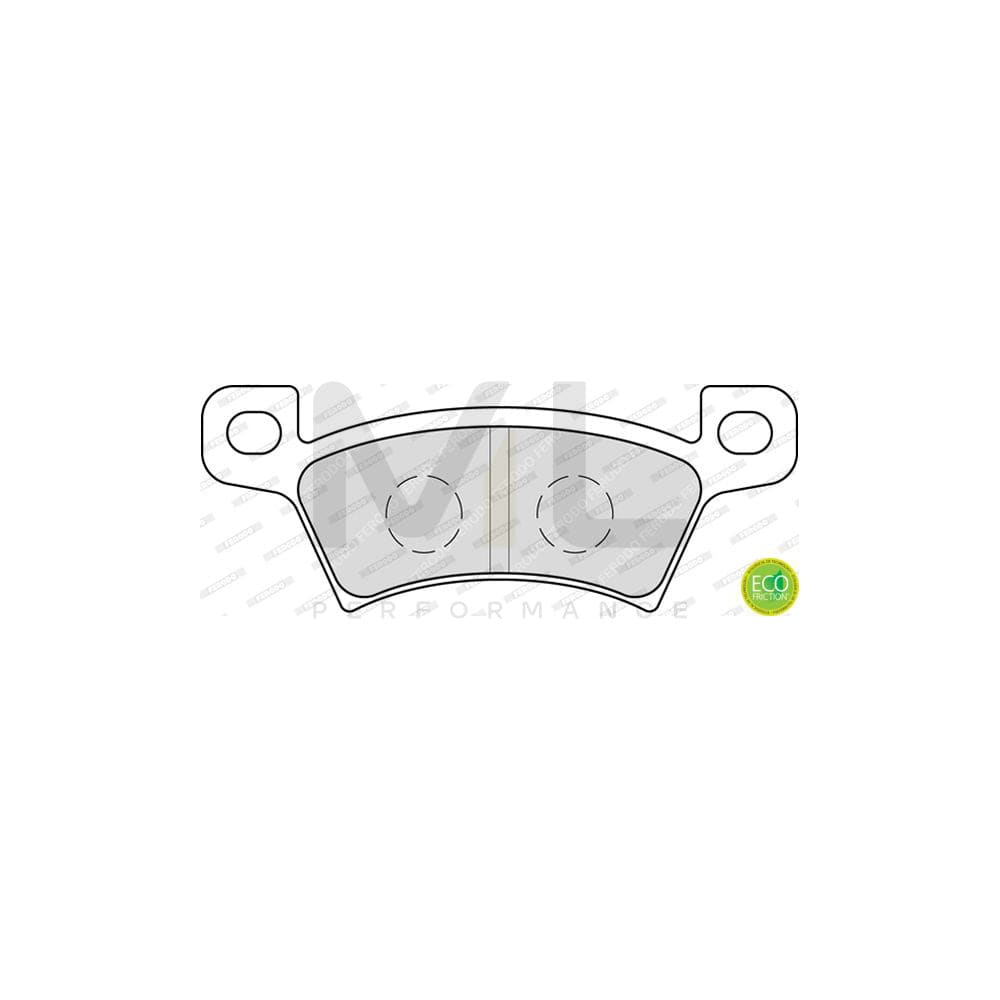 Ferodo Premier Fdb162 Brake Pad Set Prepared For Wear Indicator | ML Performance Car Parts