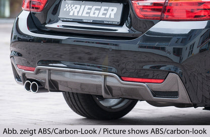 Rieger 00053487 BMW 4 Series F32 F33 F36 Rear Diffuser 2 | ML Performance EU Car Parts