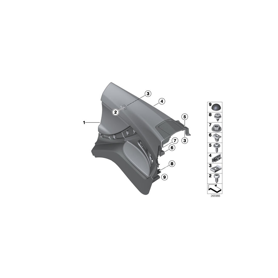 Genuine BMW 51437291811 F12 F12 Side Trim Cover, Leather, Left SCHWARZ (Inc. 650iX 4.0, 650iX & 640i) | ML Performance EU Car Parts