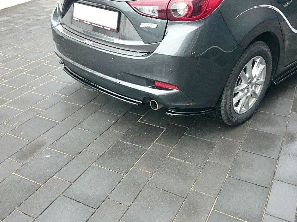 Maxton Design Mazda 3 MK3 Facelift Central Rear Splitter