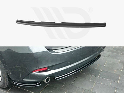 Maxton Design MA-3-3F-RD1T Central Rear Splitter Mazda 3 MK3 Facelift | ML Performance UK Car Parts