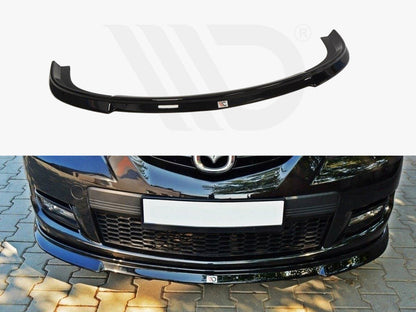 Maxton Design MA-3-MPS-1-FD1T Front Splitter Mazda 3 Mps MK1 | ML Performance UK Car Parts