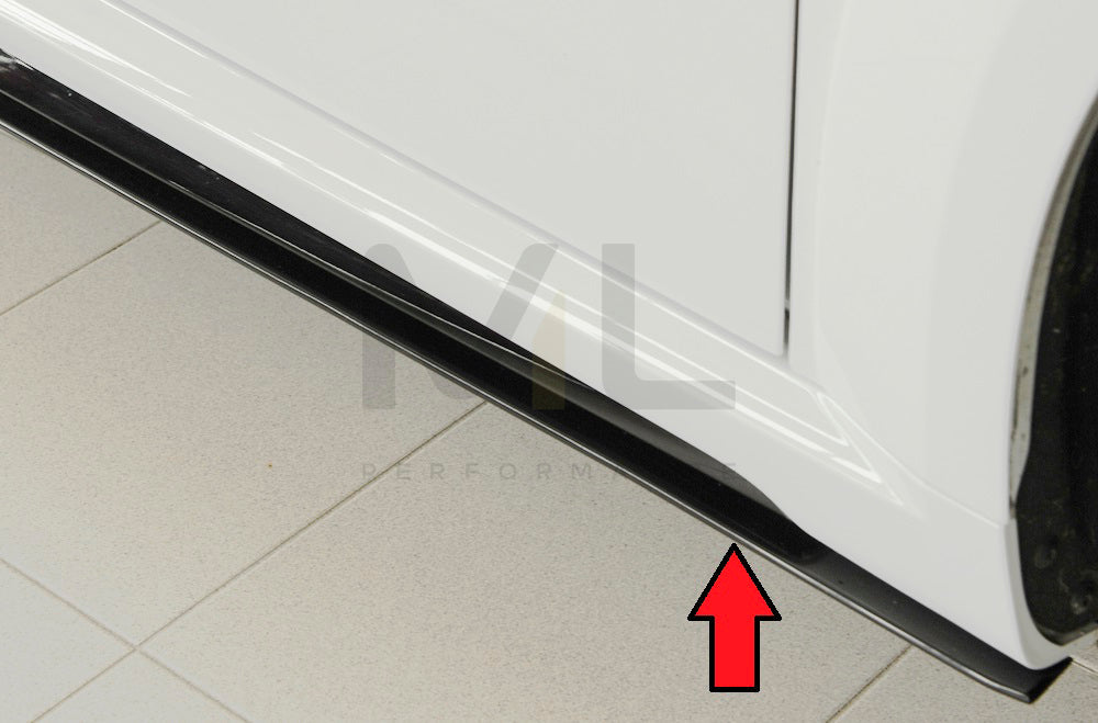 Rieger 00055182 Audi 8J-FV 8S Side Skirt Splitter (TT, TTS & TTRS) 8 | ML Performance EU Car Parts