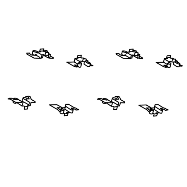 Genuine Lexus 04947-48080 RX Phase 4 Front Pad Fitting Kit