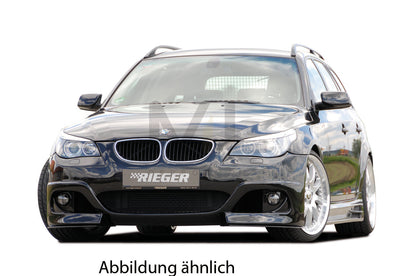 Rieger 00053612 BMW 5 Series E60 E61 Front Bumper 4 | ML Performance EU Car Parts