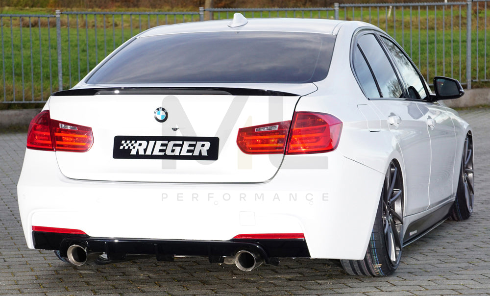Rieger 00053464 BMW 3 Series F30 F31 Side Skirt Splitter 5 | ML Performance EU Car Parts