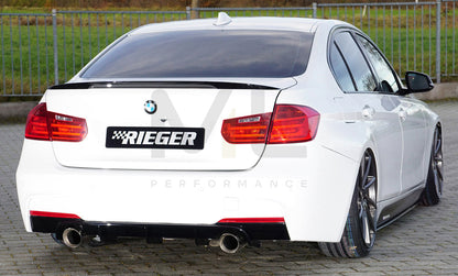 Rieger 00053464 BMW 3 Series F30 F31 Side Skirt Splitter 5 | ML Performance EU Car Parts
