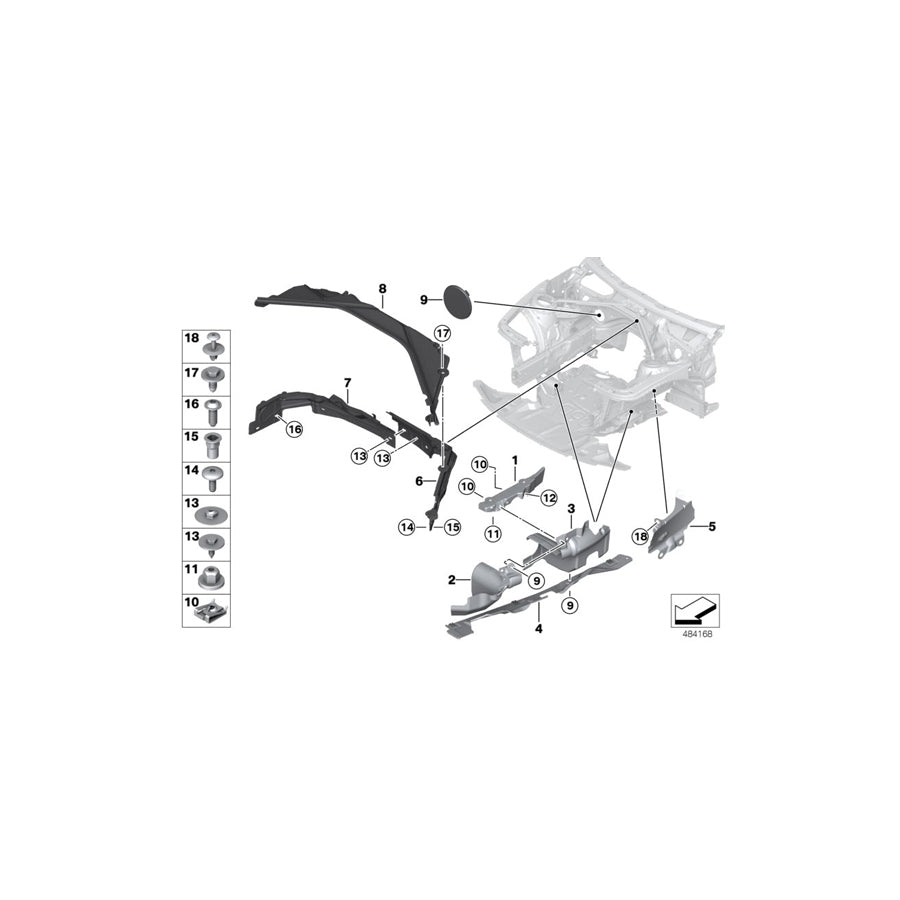 Genuine BMW 51757274865 F32 F33 F23 Cover For Steering Assembly, Front Left (Inc. 420d, 330dX & 225d) | ML Performance EU