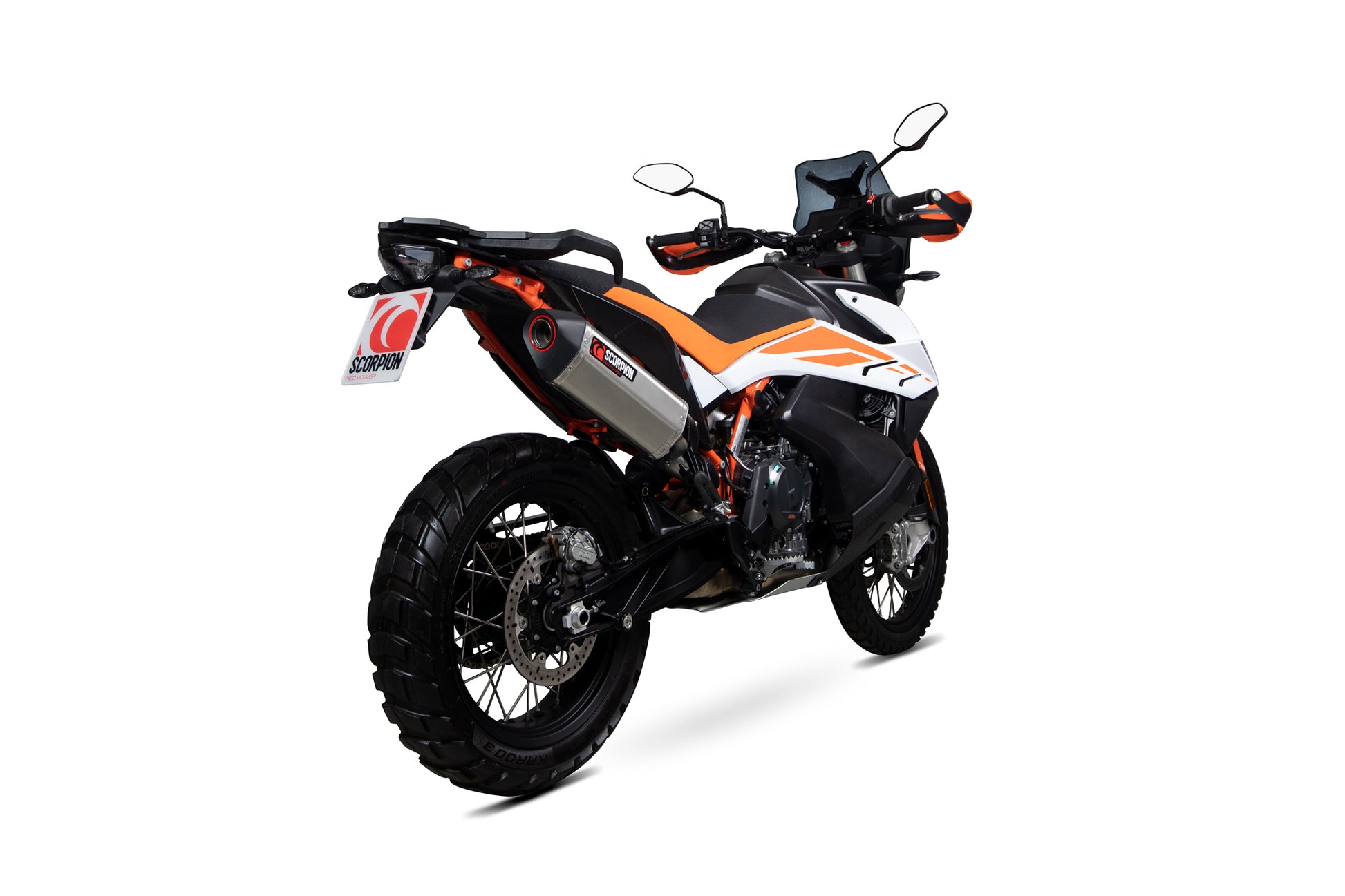 Scorpion RKT91SEO KTM Serket Parallel Slip-On - Stainless Steel Sleeve (Adventure 790 / Adventure 790 R) | ML Performance EU EU