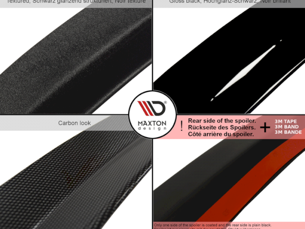 Maxton Design Audi S3 8l Spoiler Cap