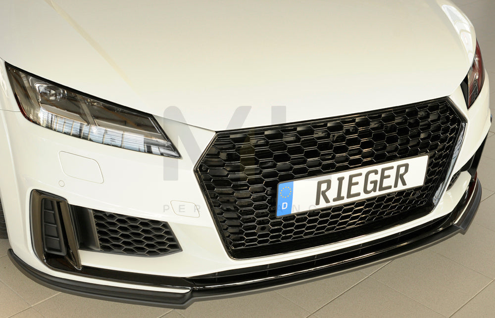 Rieger 00055180 Audi 8J-FV 8S Front Splitter (TT & TTS) 10 | ML Performance EU Car Parts