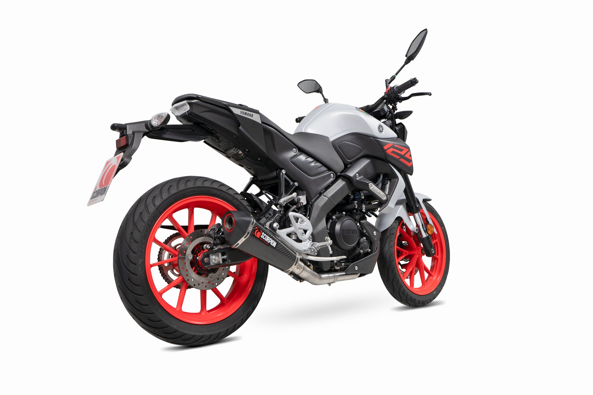 Scorpion RYA119SYSCEO Yamaha MT-125 Euro 5 Serket Taper Full System - Carbon Fibre Sleeve | ML Performance EU EU