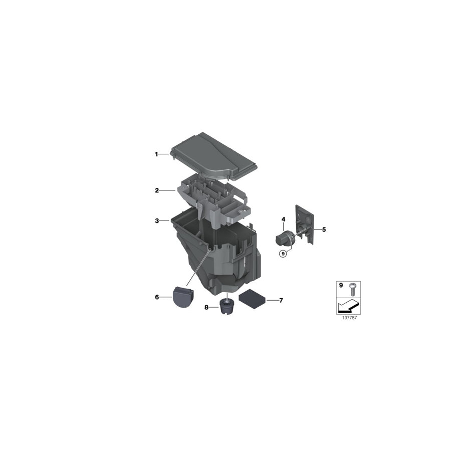 Genuine BMW 12901438007 E53 Cover (Inc. X5 3.0d & X5 3.0i) | ML Performance EU Car Parts