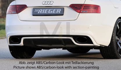 Rieger 00055470 Audi B8 B81 Rear Diffuser (A5 & S5) 4 | ML Performance EU Car Parts