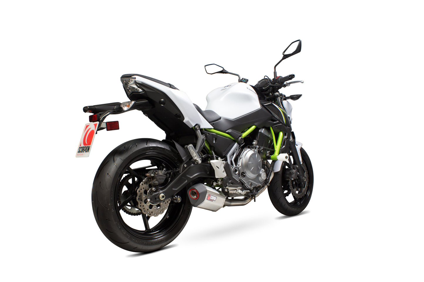 Scorpion RKA117SYSSEO Kawasaki Z650 Serket Parallel Full System - Brushed Stainless Steel Sleeve | ML Performance EU EU